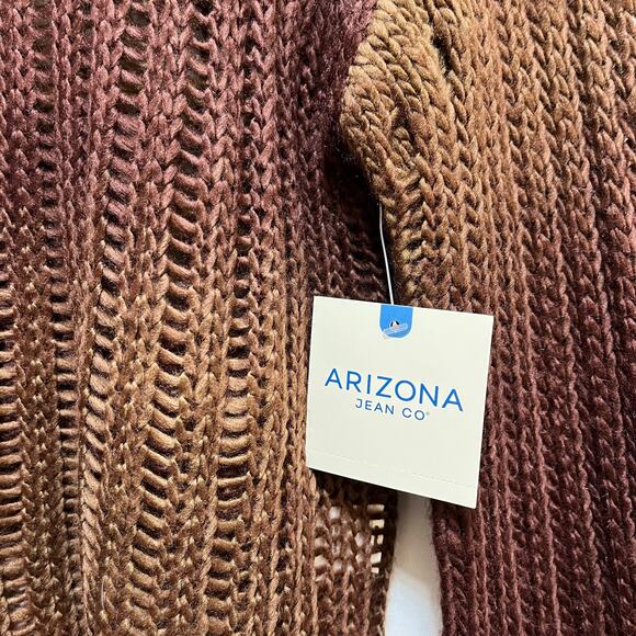 Arizona Jean Co. Women’s Knit Sweater Size M Brown Ombre Bell Sleeve NWT - Picture 6 of 13
